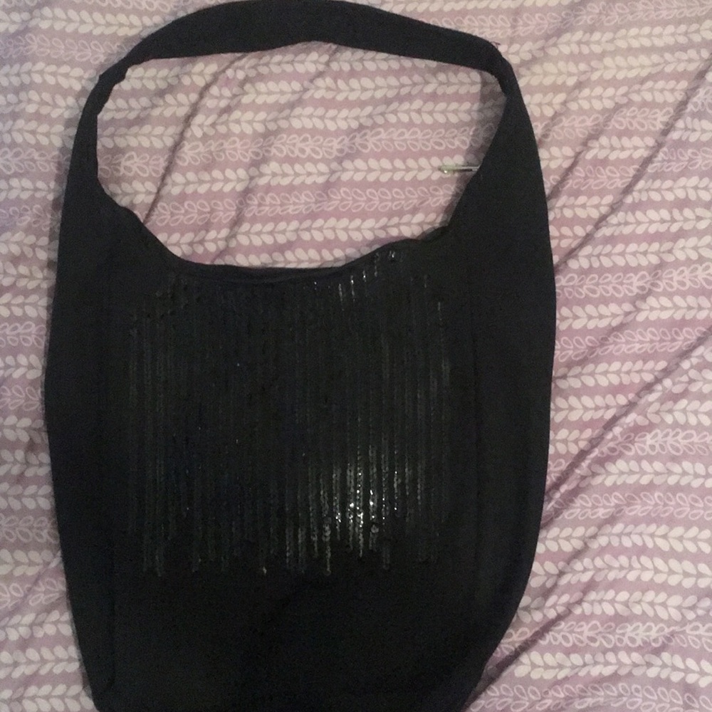 Black Sequin Bag! NWOT!